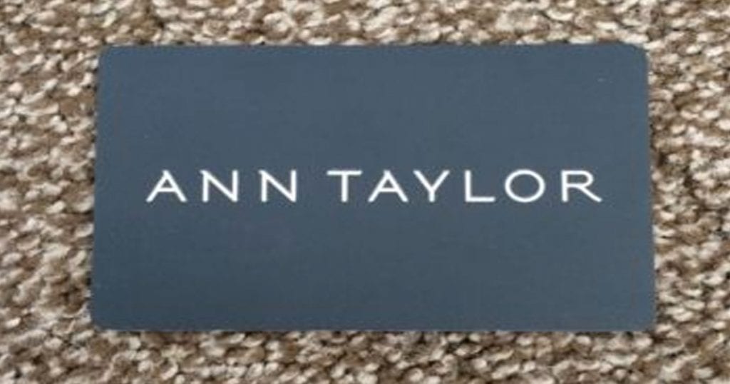 Where Can I Use An Ann Taylor Gift Card?